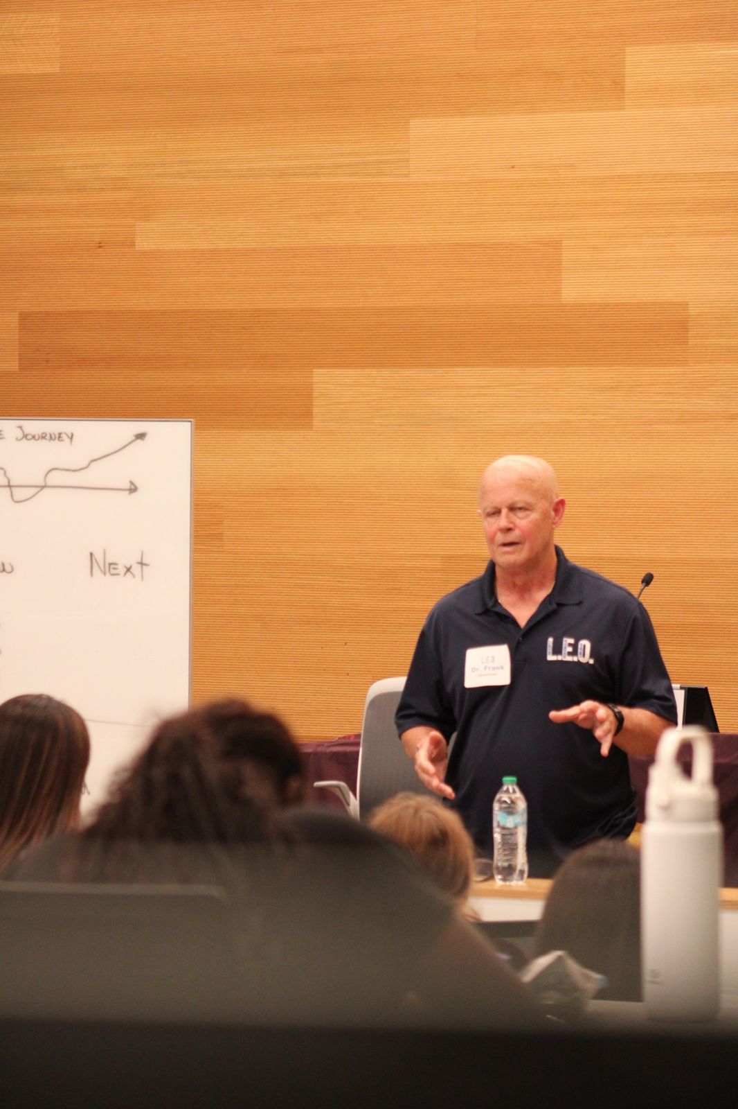 A L.E.O. mentor speaking to students at the 2026 D.C. Summer Leadership Summit