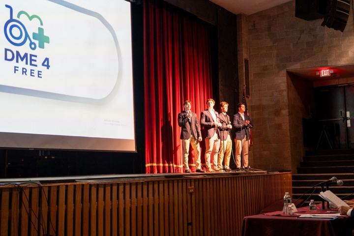 Photo 3 from IronWorks 2026: Don Bosco Prep’s L.E.O. Seniors Pitch to Real Sharks