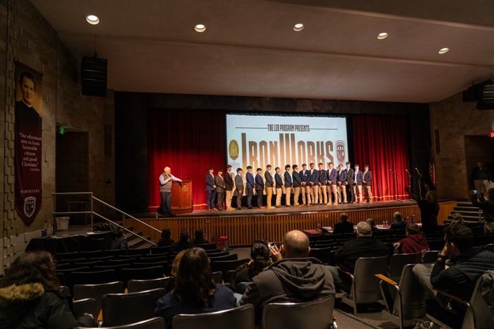 Photo 5 from IronWorks 2026: Don Bosco Prep’s L.E.O. Seniors Pitch to Real Sharks