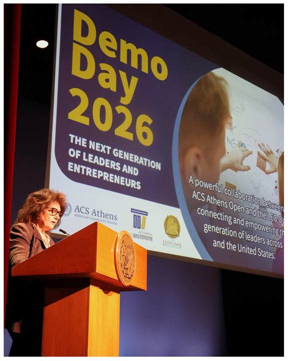 Photo 1 from L.E.O. Goes Global: ACS Athens Demo Day and the Launch of the L.E.O. Odyssey Program