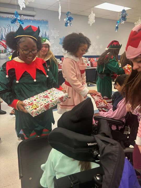 Photo 1 from Spreading Holiday Cheer: The Leonidas Foundation and UPS Deliver Joy to NJEDDA Students